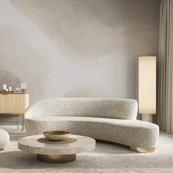 White and grey background