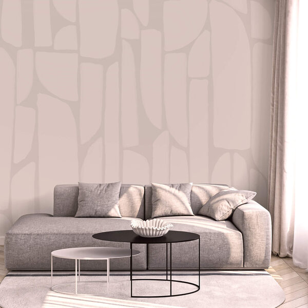 White and pink background