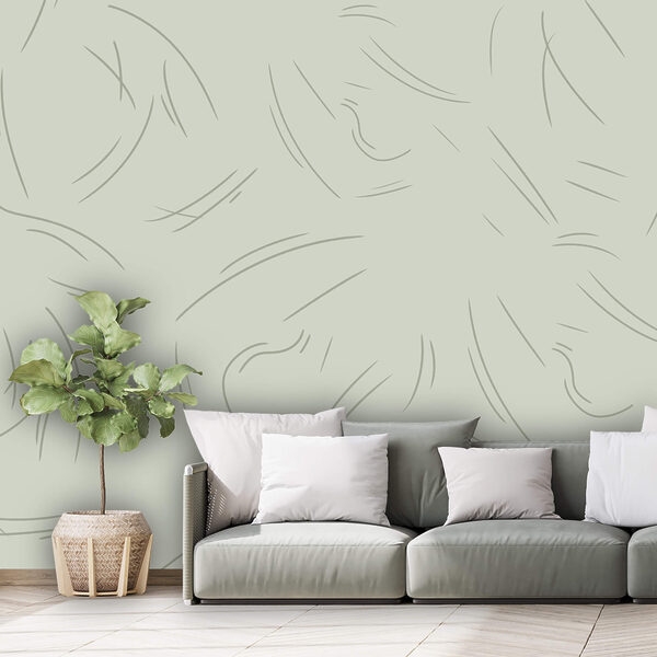 Soft lines create gentle movement