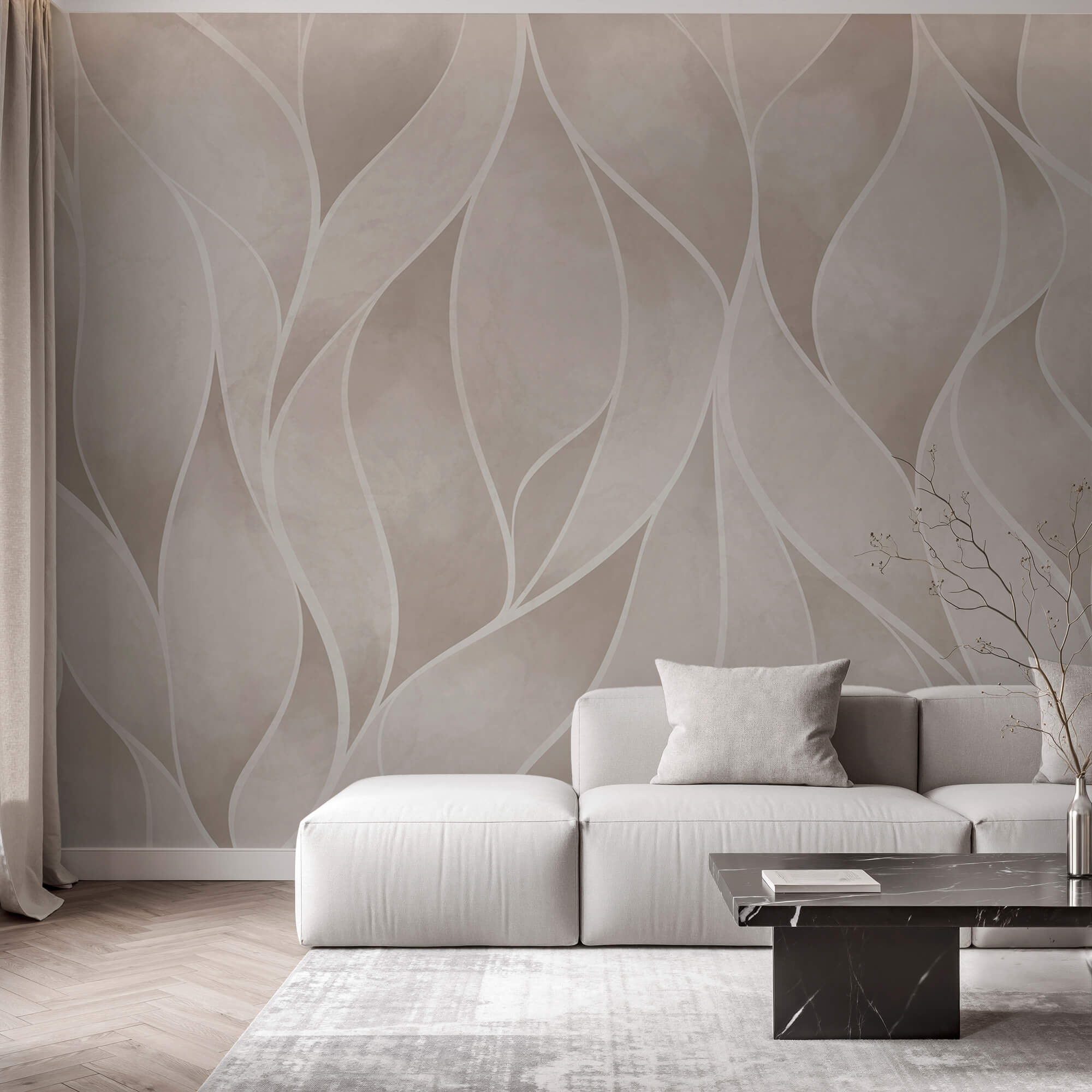 Pattern of wavy lines