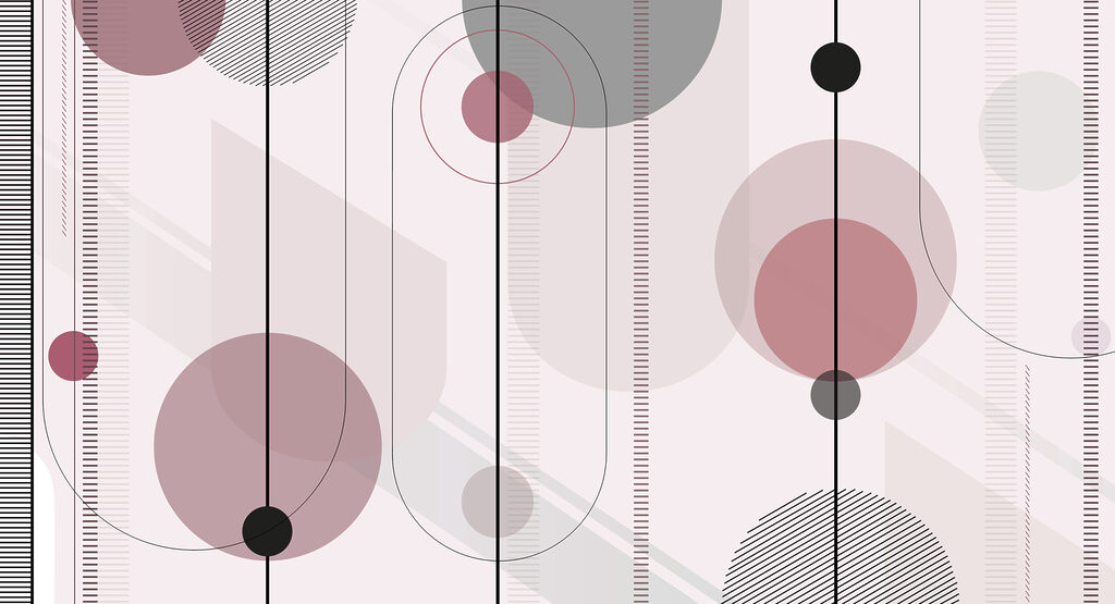 Abstract shapes in soft color palette Abstract shapes in soft color palette