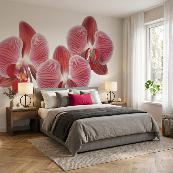 Vibrant blooms in soft pink hues