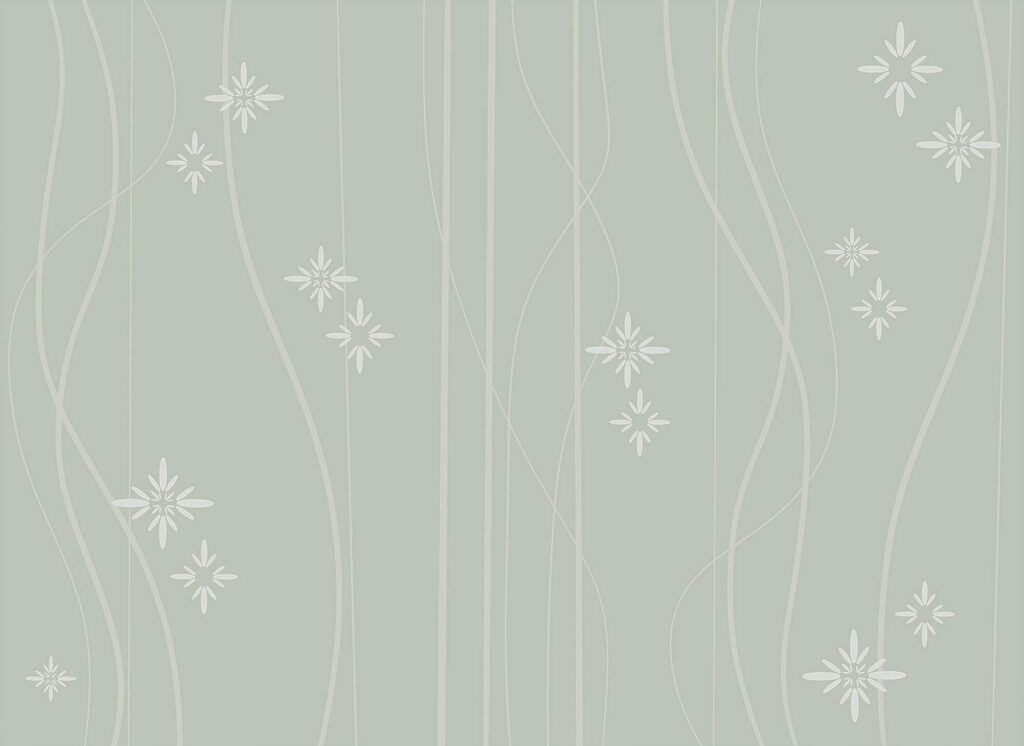 Wallpaper with white flowers and lines Wallpaper with white flowers and lines