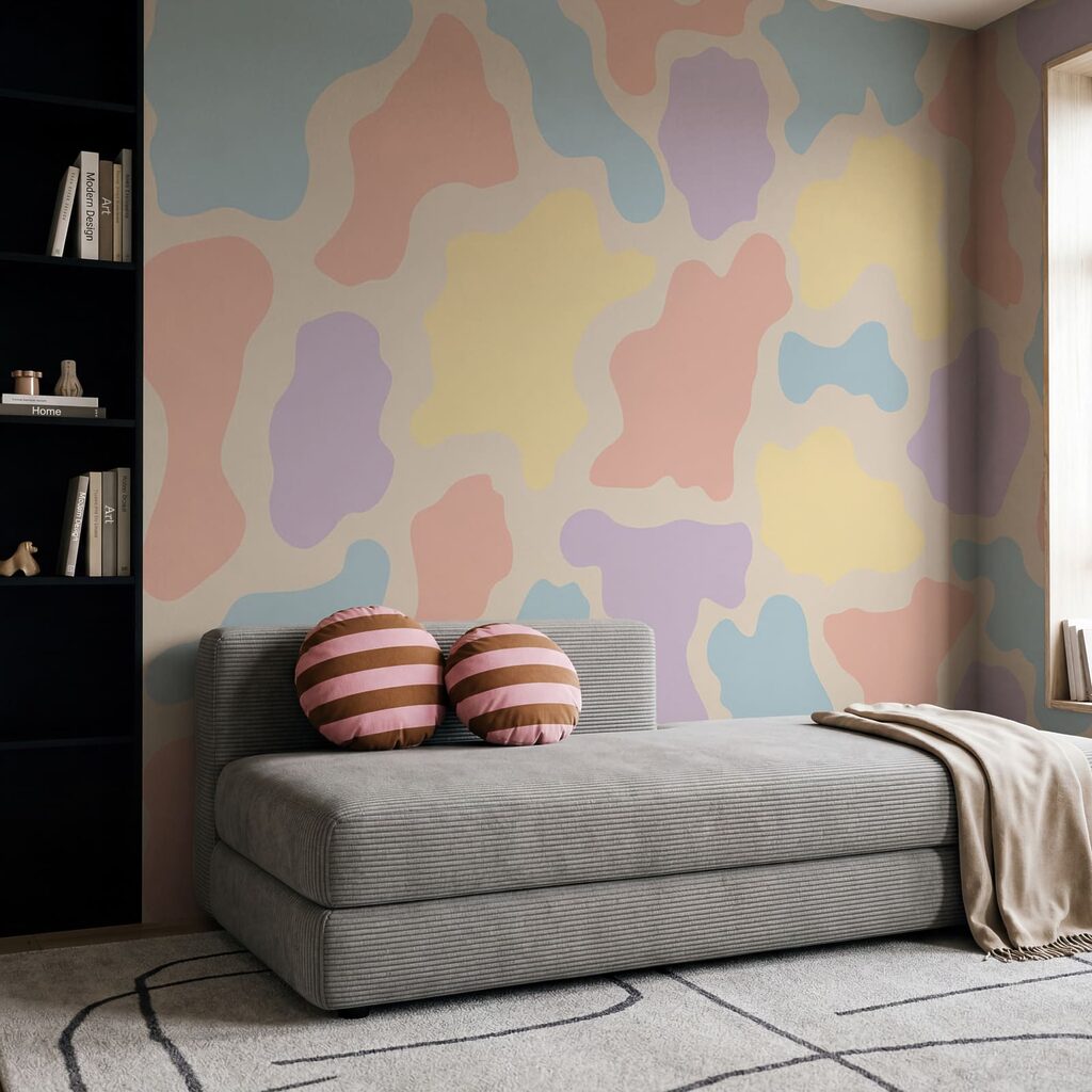 Colorful pattern of spots