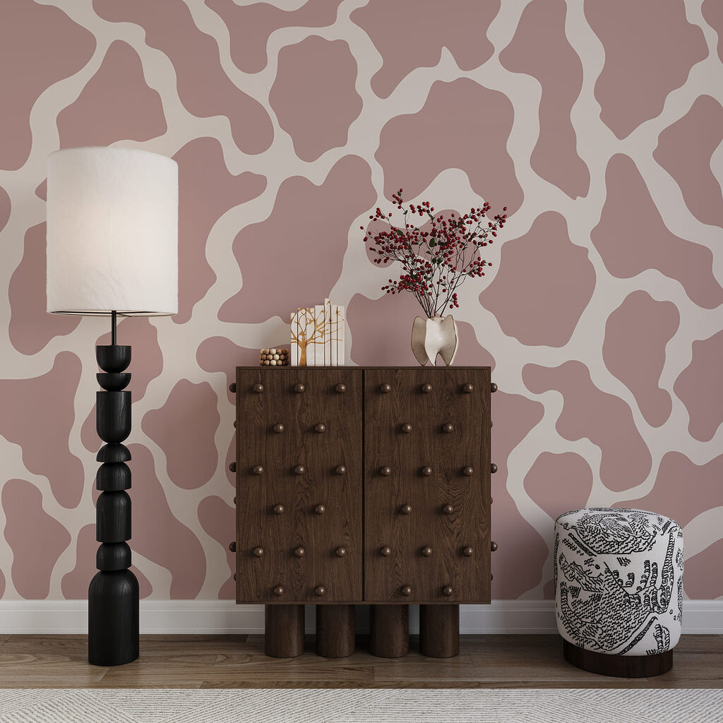 Pink and white pattern