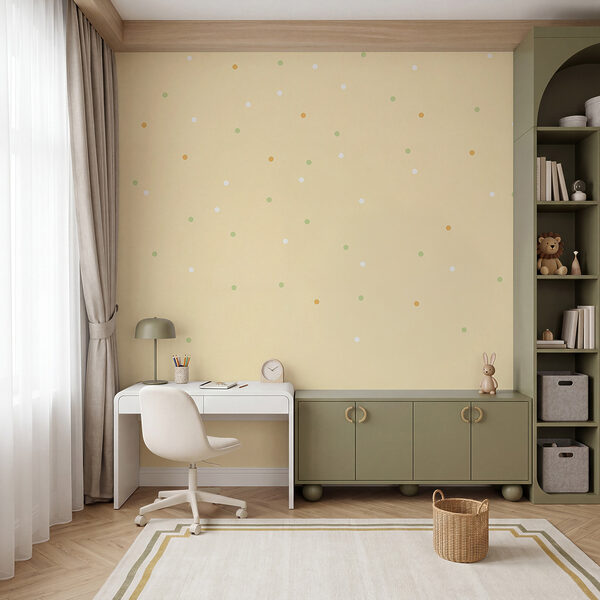 Yellow background with small dots Yellow background with small dots