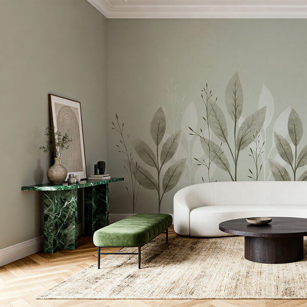 - Serene leaves on a soft background - Serene leaves on a soft background