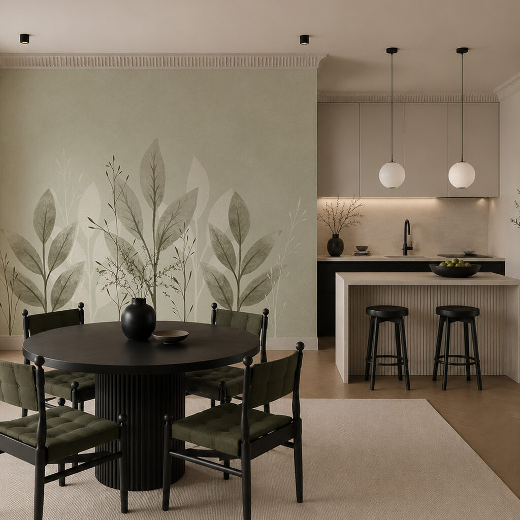 - Serene leaves on a soft background - Serene leaves on a soft background