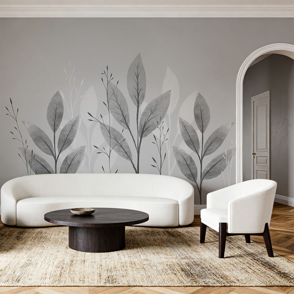 Elegant botanical monochrome design Elegant botanical monochrome design
