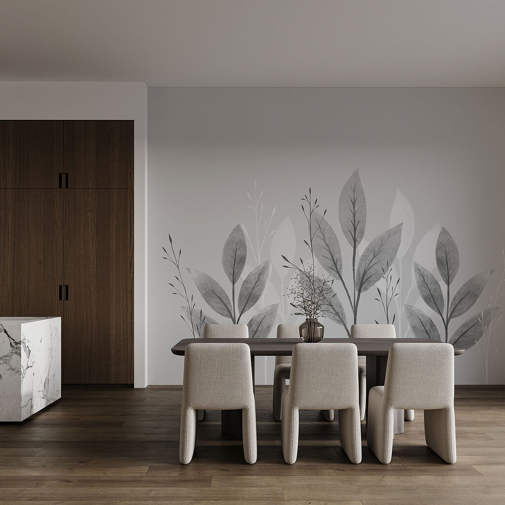 Elegant botanical monochrome design Elegant botanical monochrome design