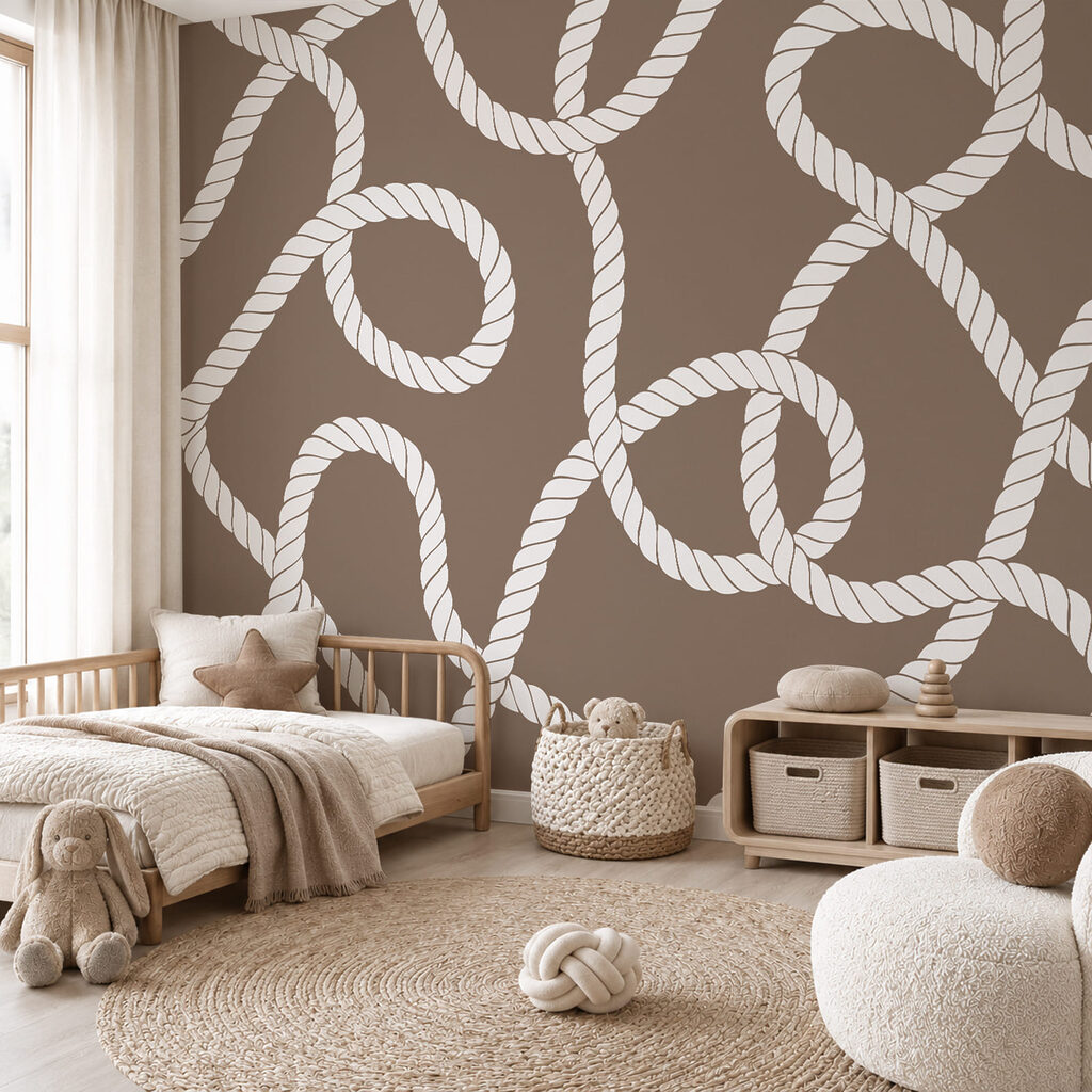 Pattern of white rope Pattern of white rope