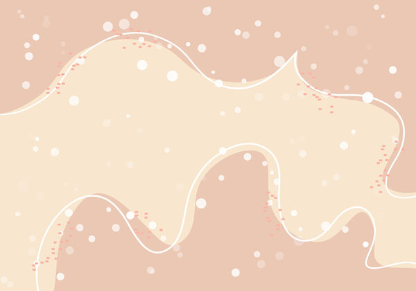 White and pink background with dots