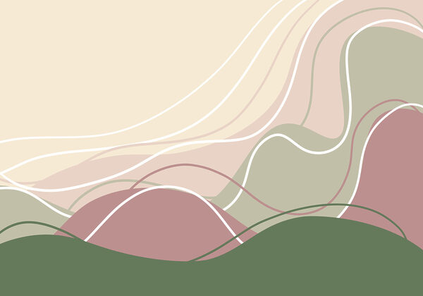 Green and pink hills Green and pink hills