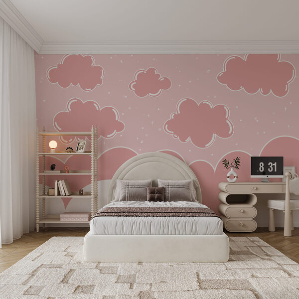 Pink clouds in the sky Pink clouds in the sky