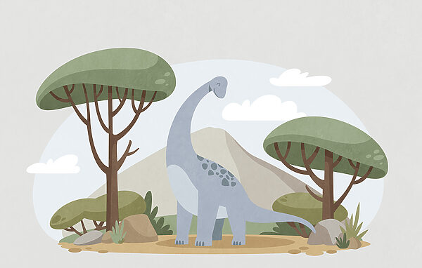 Cartoon of a dinosaur Cartoon of a dinosaur