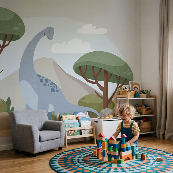 Wall mural Cartoon of a dinosaur (SKU: t00738) Wall mural Wall mural Cartoon of a dinosaur (SKU: t00738)