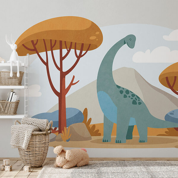 Wall mural Cartoon of a dinosaur (SKU: t00738v1) Wall mural Wall mural Cartoon of a dinosaur (SKU: t00738v1)