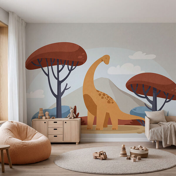 Wall mural Cartoon of a dinosaur (SKU: t00738v2) Wall mural Wall mural Cartoon of a dinosaur (SKU: t00738v2)