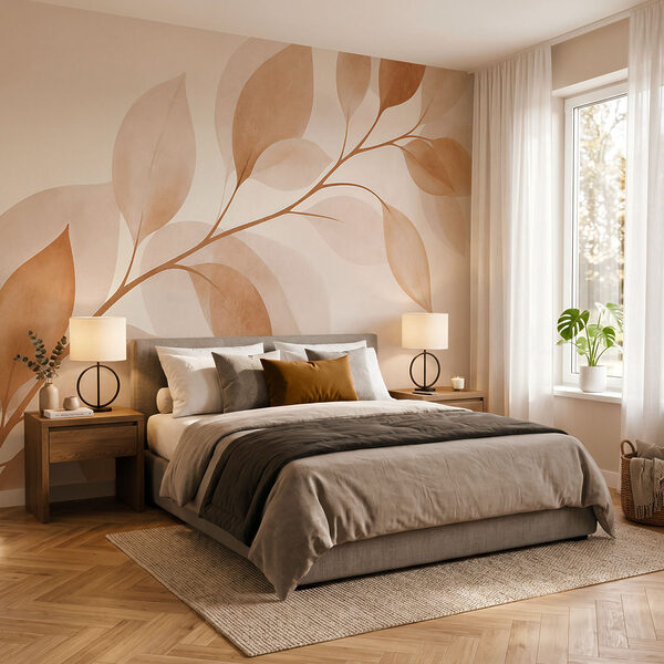Wall mural Branch with leaves on it (SKU: t00739) Wall mural Wall mural Branch with leaves on it (SKU: t00739)
