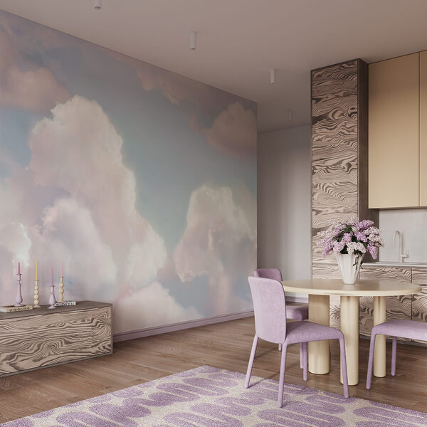 Wall mural Blue sky with clouds (SKU: t00743) Wall mural Wall mural Blue sky with clouds (SKU: t00743)