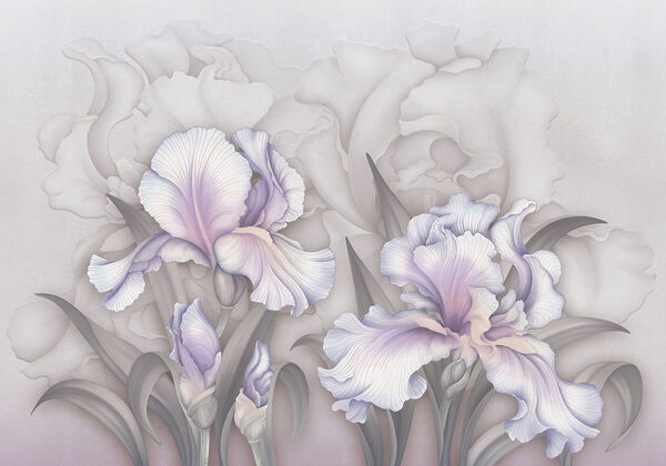 Delicate blooms in soft hues