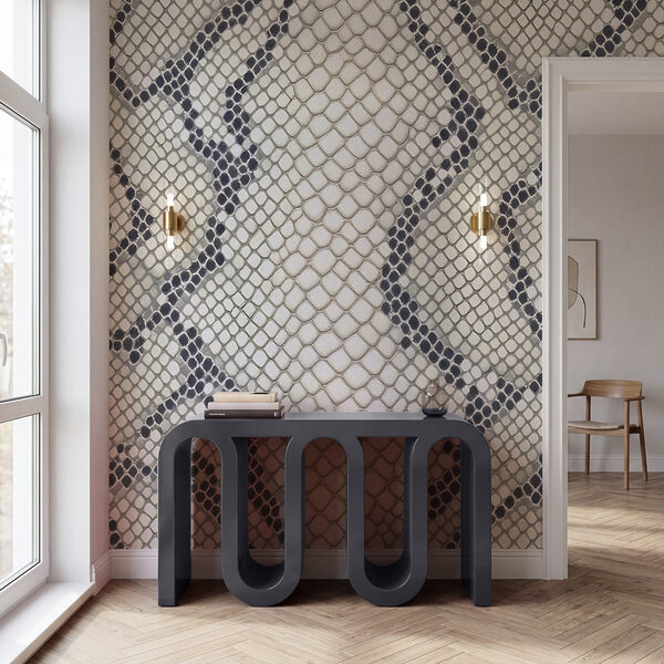 Wall mural Intricate pattern in neutral tones (SKU: w03830) Wall mural Wall mural Intricate pattern in neutral tones (SKU: w03830)