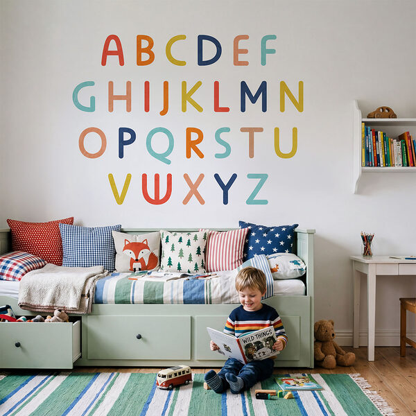 Group of colorful letters Group of colorful letters