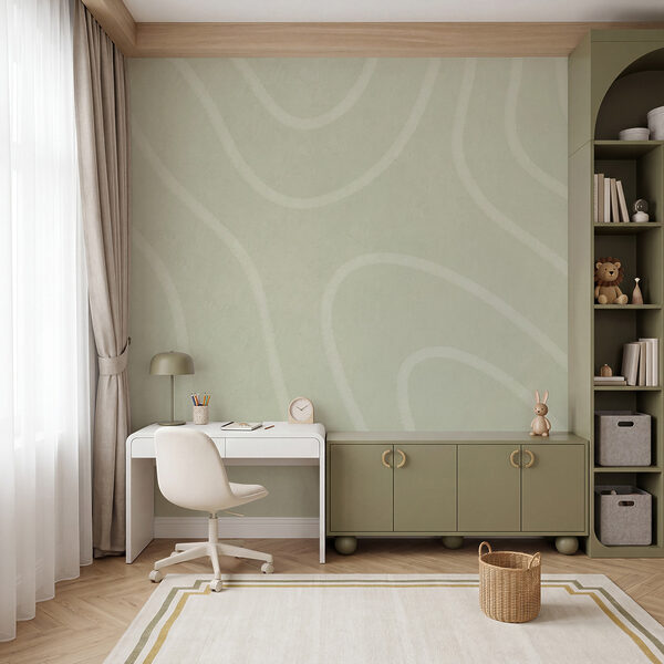 White and gray wavy pattern