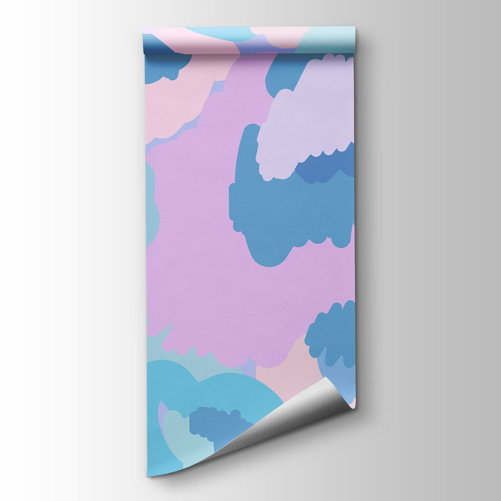 Colorful pattern with spots
