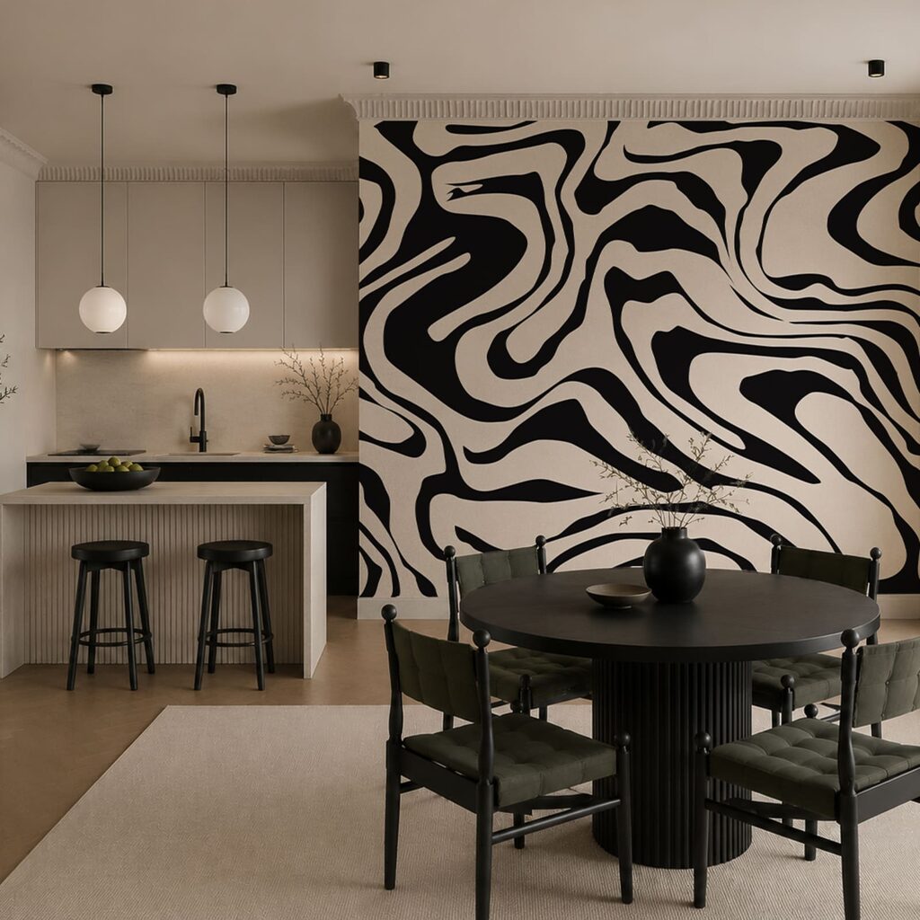 Black and white pattern Black and white pattern
