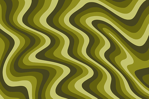 Green and yellow wavy lines Green and yellow wavy lines