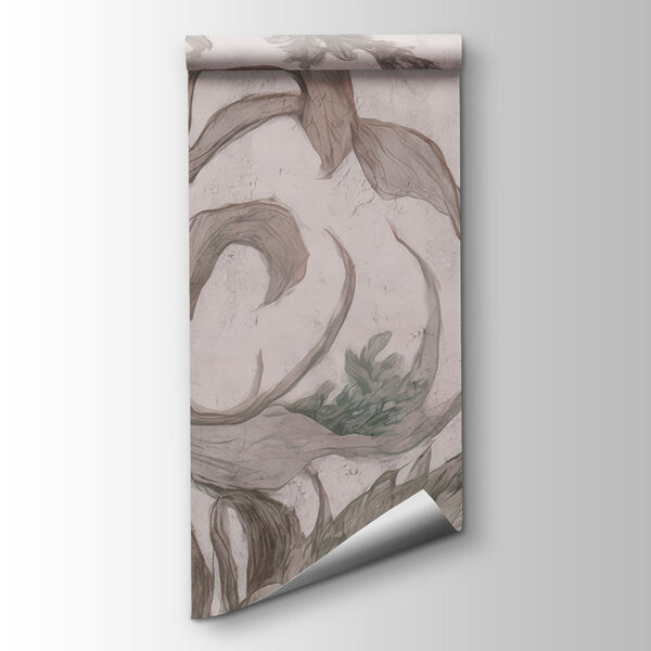 Painting of flowers and leaves Painting of flowers and leaves