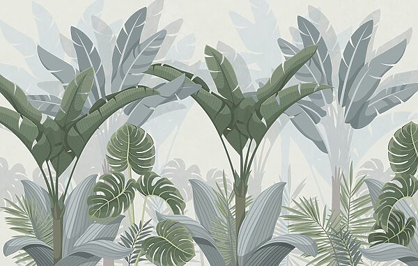 Group of plants in a forest