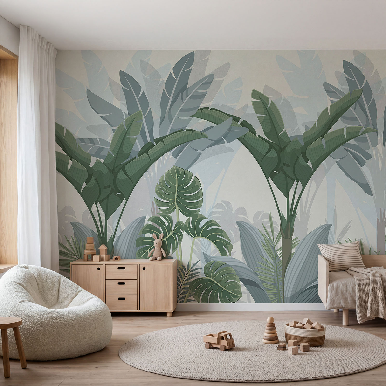 Group of plants in a forest