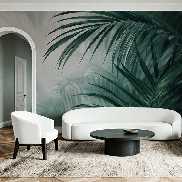Fresh foliage in a serene setting