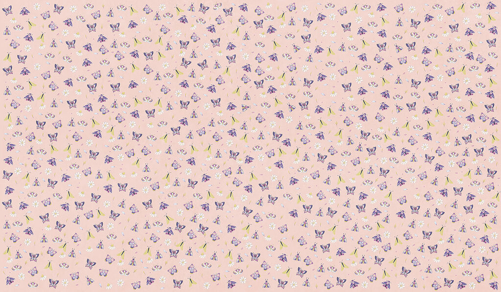 Pattern of butterflies and flowers Pattern of butterflies and flowers