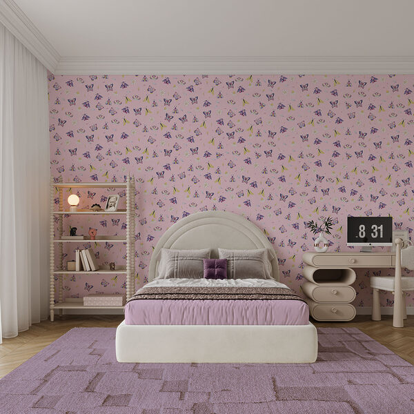Wall mural Pattern of butterflies and flowers (SKU: t00797v2) Wall mural Wall mural Pattern of butterflies and flowers (SKU: t00797v2)