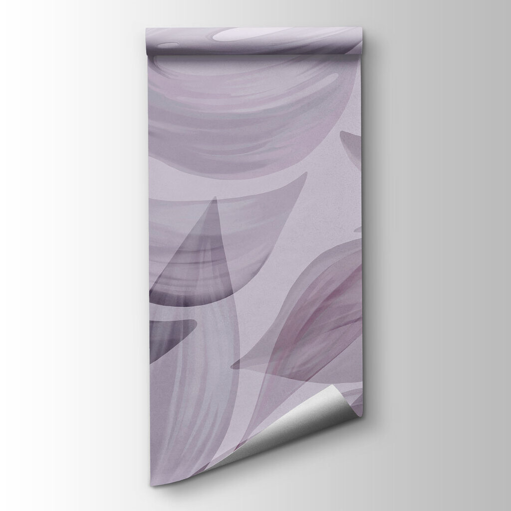Delicate leaves in soft hues