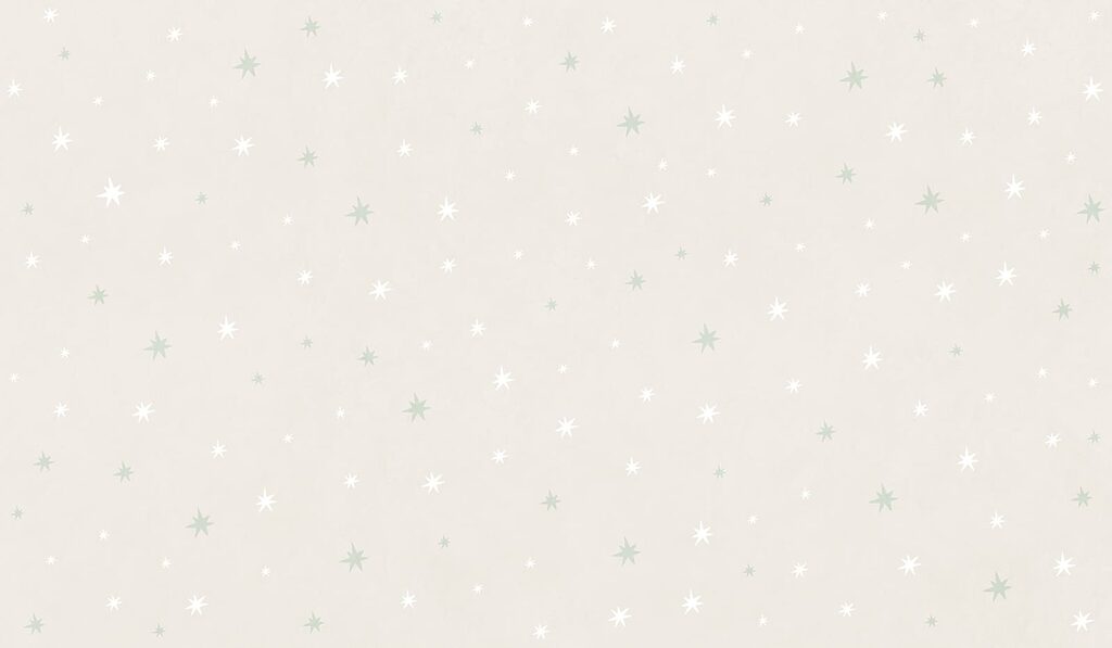 White and green stars on a white background White and green stars on a white background