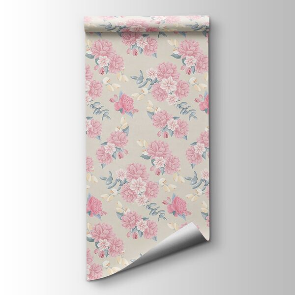 Pattern of pink flowers Pattern of pink flowers