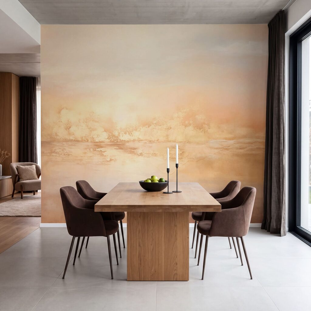 Painting of a desert landscape Painting of a desert landscape