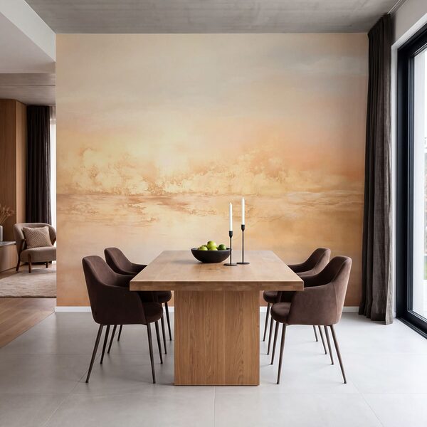 Painting of a desert landscape Painting of a desert landscape