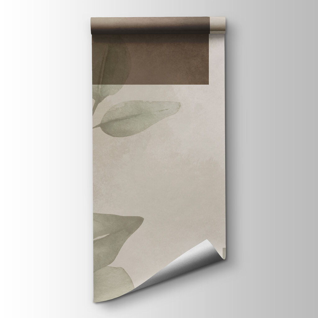 Abstract shapes with gentle foliage details