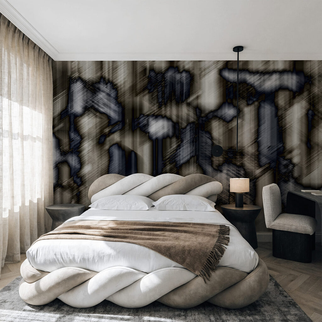 Blurry image of a building