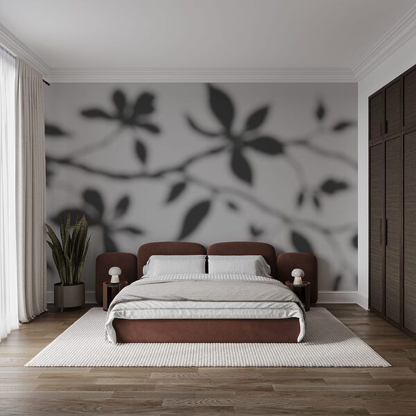 Wall mural Blurry image of leaves on a branch (SKU: t00819v1) Wall mural Wall mural Blurry image of leaves on a branch (SKU: t00819v1)