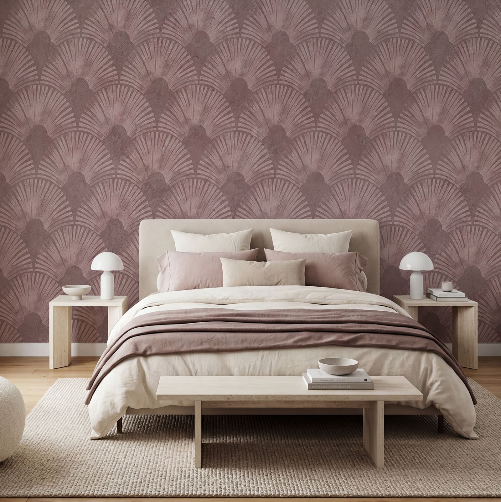 Elegant patterned design in soft tones Elegant patterned design in soft tones