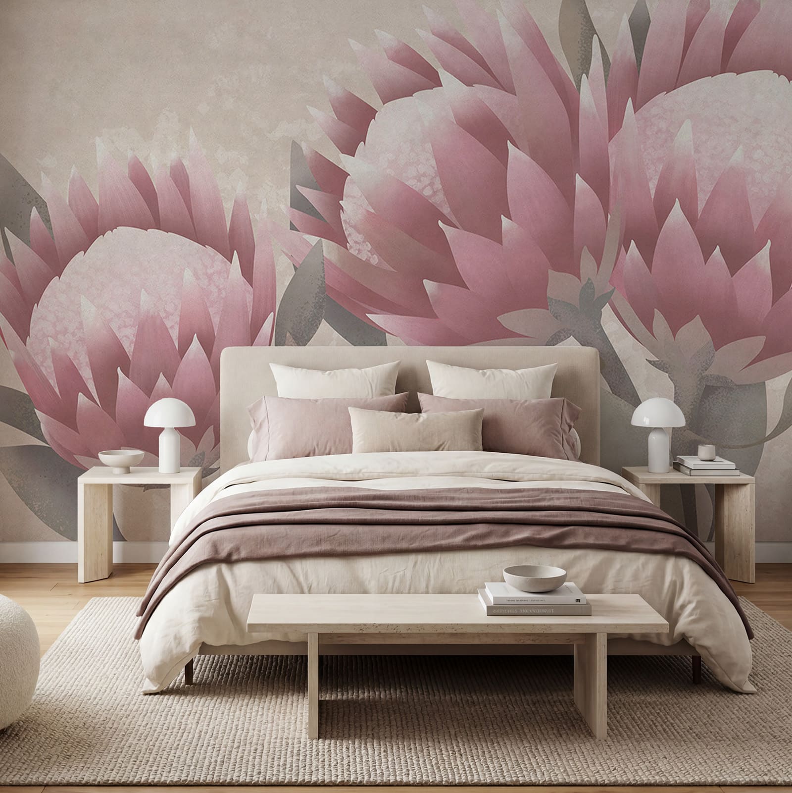 Soft petals in gentle hues Soft petals in gentle hues