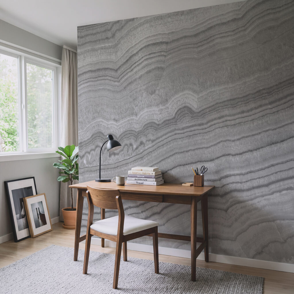 Natural waves in monochrome design Natural waves in monochrome design
