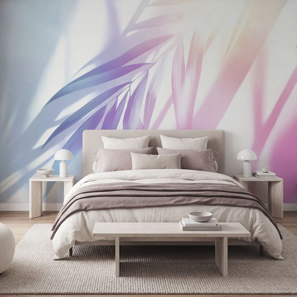 Delicate foliage with soft pastel hues Delicate foliage with soft pastel hues