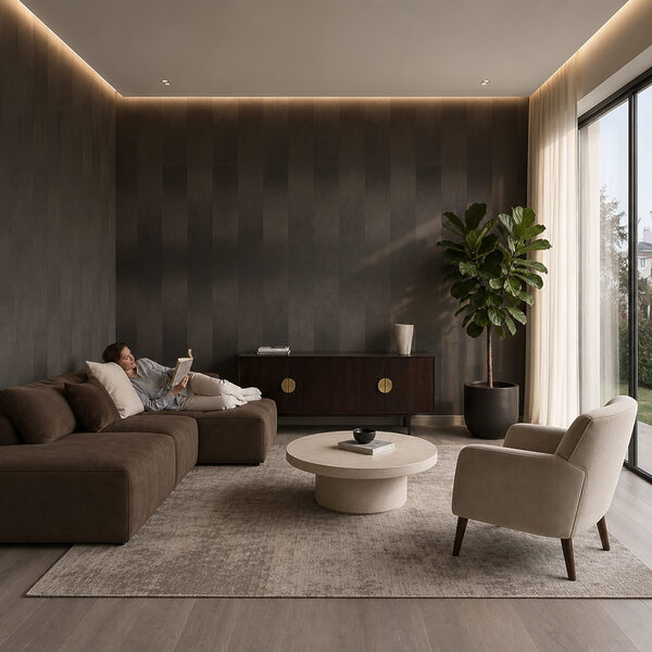 Grey and black striped surface